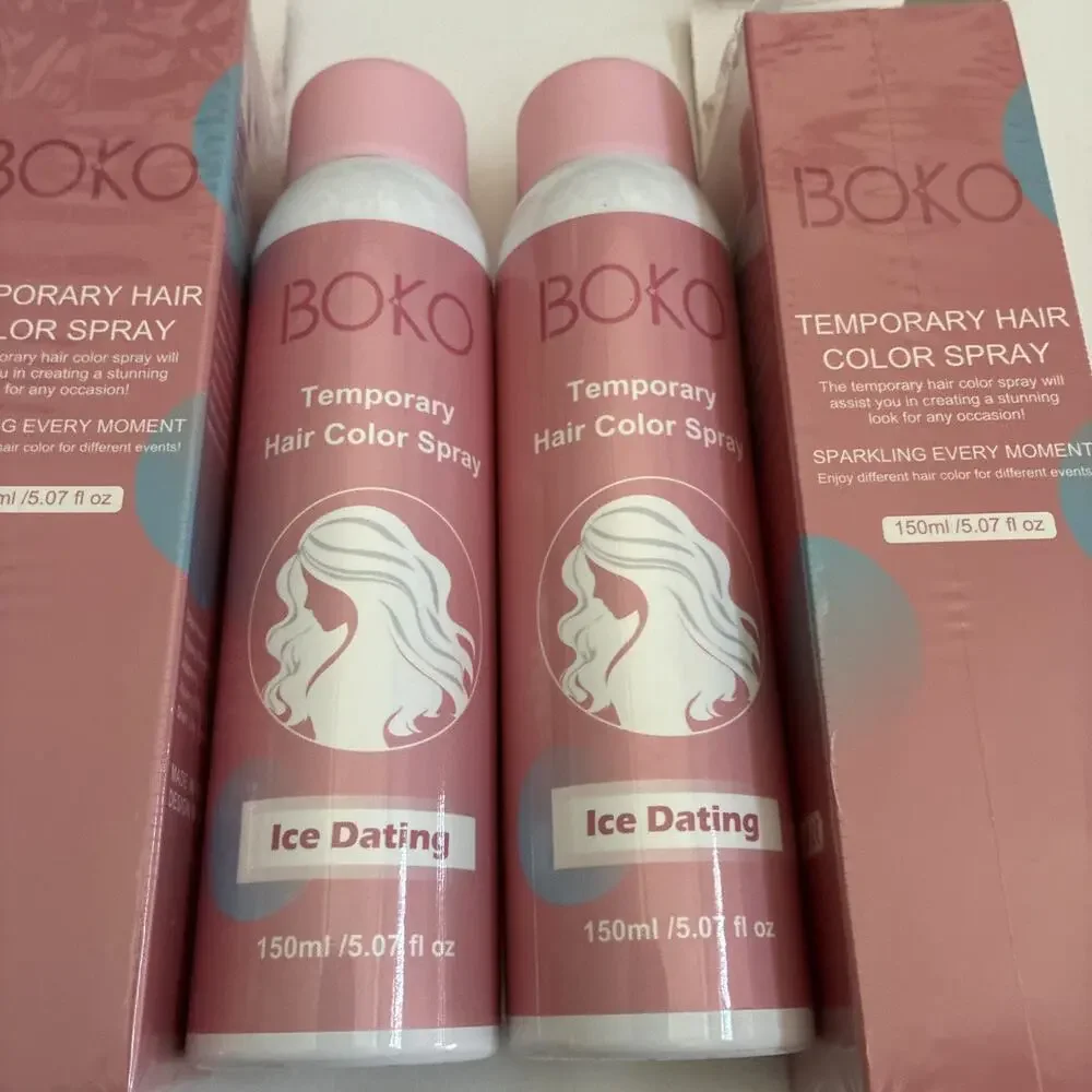 Lot Of 2 Temporary Hair Color Spray 5.07 fl oz Ice Dating Dye Washable Halloween